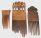3 womens' combs - Ashanti - Gold Coast (Ghana)