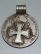 Pendant round - with a small cross in the middle - Ethiopia