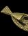 Akan goldweight -Double bell - Ghana