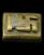 2 Akan goldweights - Swastika Design - Ghana/Ivory Coast