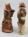 Two female clay dolls 