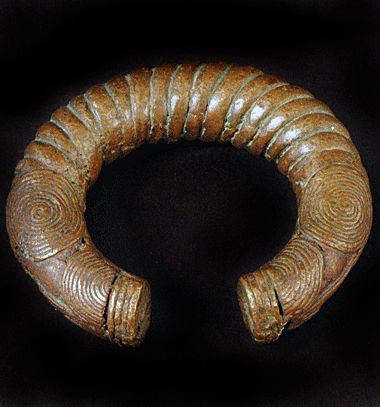 Kupfer Armreifen (Manille) - Westafrika
