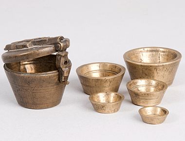 Goldgewichtsatz - die Niederlande