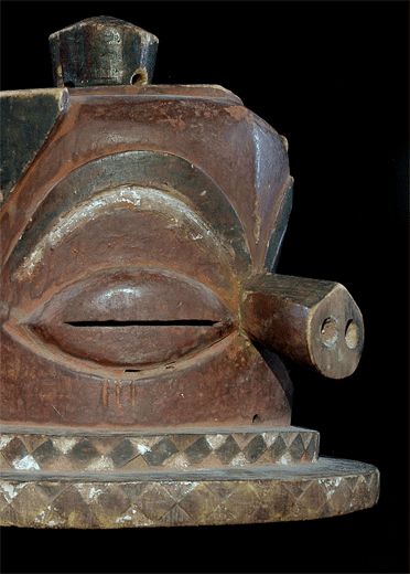 Kipoko Helmmaske - Pende - DR Kongo