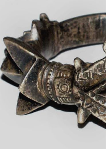 Akan hinged bracelet - West Africa