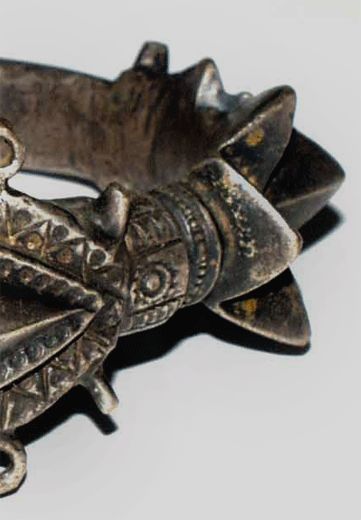 Akan hinged bracelet - West Africa