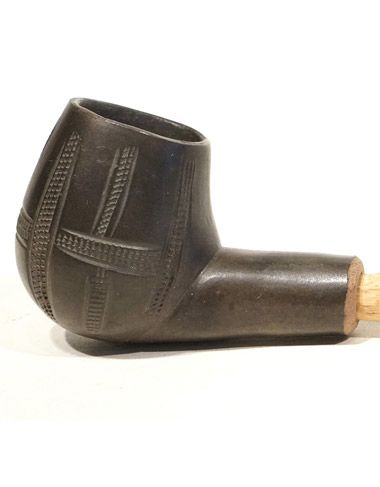 Pfeife mit Bambusmundst�ck - Batwa - Ruanda