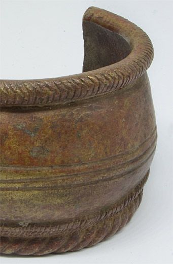 Brass bracelet - Fra Fra (Gurunsi) - Ghana