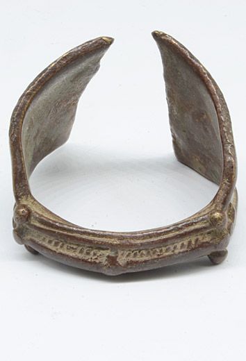 Brass bracelet - Fra Fra (Gurunsi) - Ghana