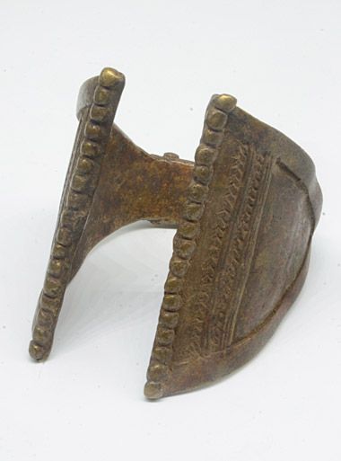 Brass bracelet - Fra Fra (Gurunsi) - Ghana