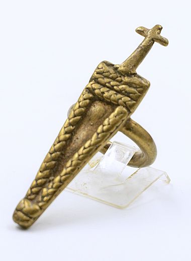 Ring with sword - Bobo oder Lobi - Burkina Faso