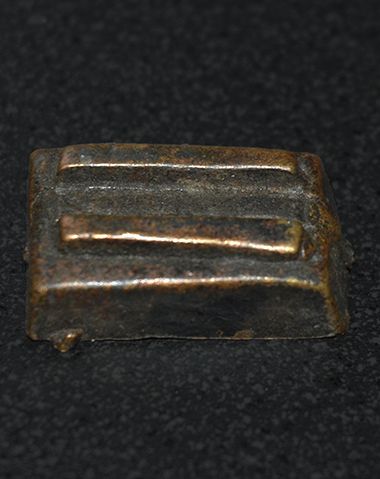 Akan goldweight - geometrical pattern - Ghana/Ivory Coast