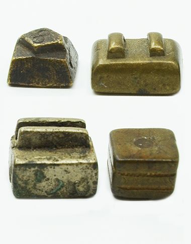 Four Akan gold weights - Ghana/Ivory Coast
