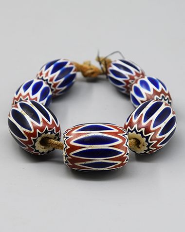 Armband mit Chevron-Perlen - Westafrika