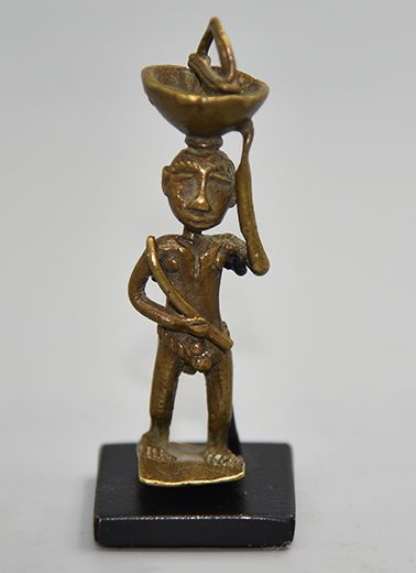 Akan goldweight - Sword with Scabbard - Ghana