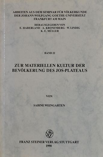 Zur Materiellen Kultur der Bev�lkerung des Jos-Plateaus - Sabine