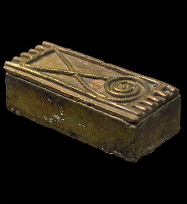 Zwei Goldstaubbeh�lter � Akan � Ghana