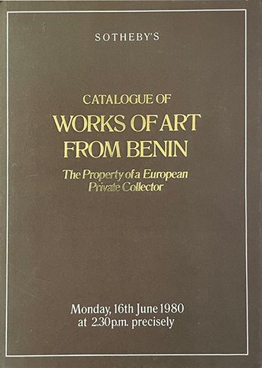 Catalogue of Works of Art from Benin