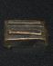 Akan goldweight - geometrical pattern - Ghana/Ivory Coast