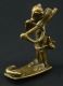 Akan goldweight - Hunter with equipment - Ghana
