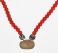 Red glass-bead necklace - West Africa